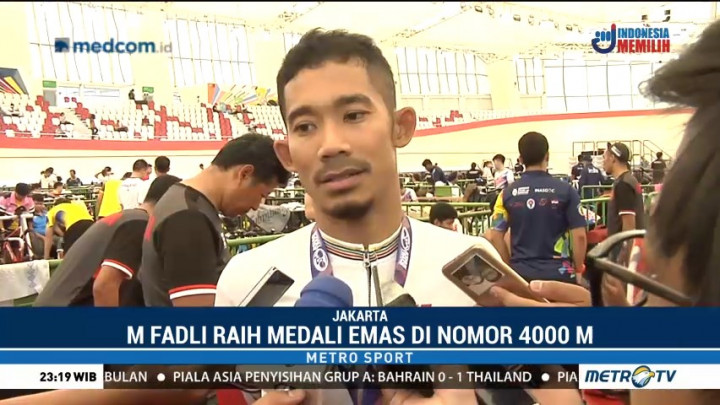 Indonesia Raih Emas & Perunggu di Asian Track Championship