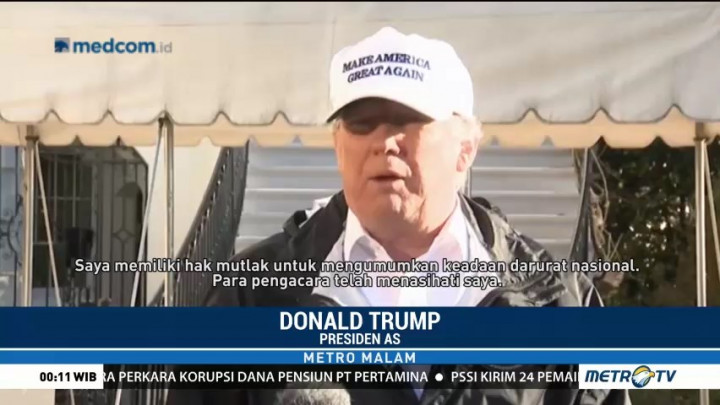 Trump Pertimbangkan Status Darurat Nasional
