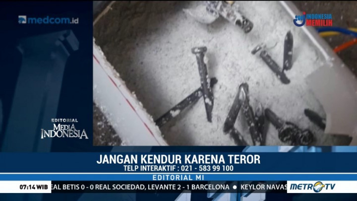 Jangan Kendur karena Teror