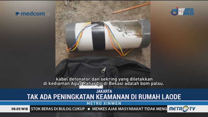 Bom Palsu di Rumah Pimpinan KPK