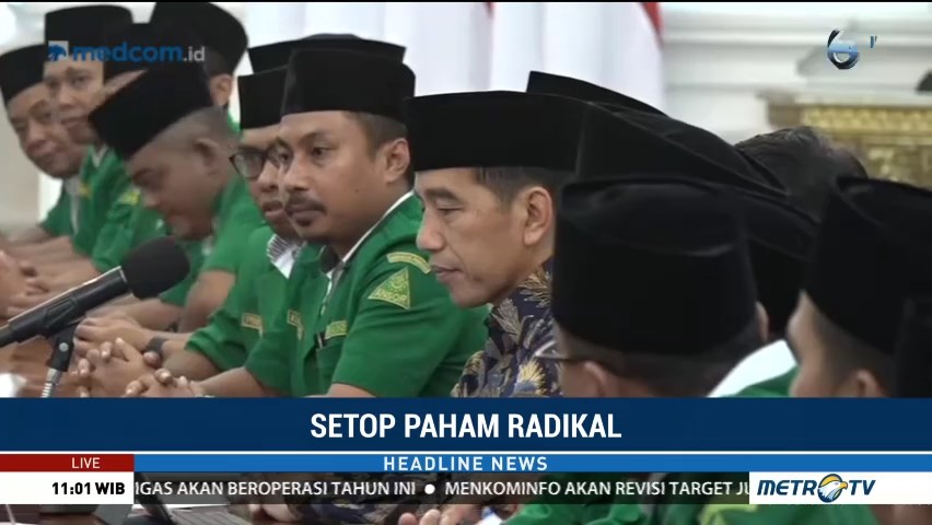 Pengurus GP Ansor Temui Jokowi di Istana