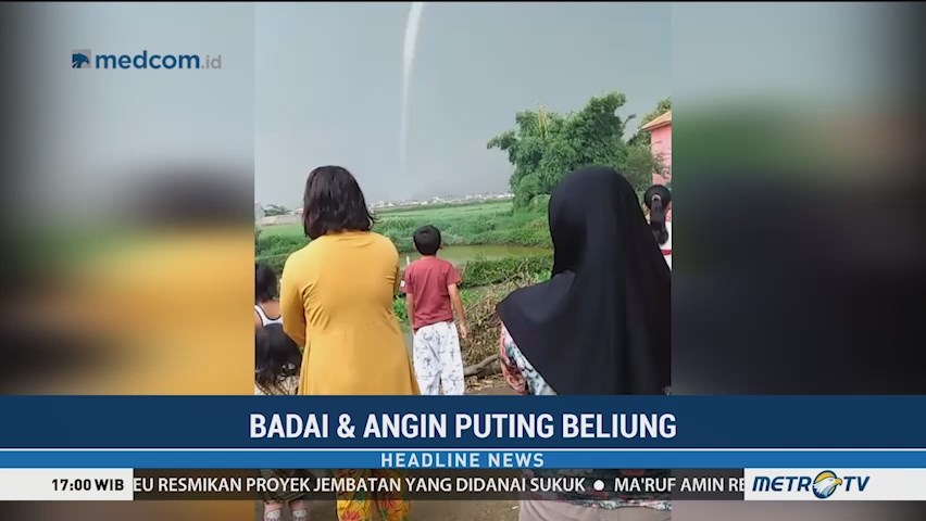 Puting Beliung Terjang Rancaekek Bandung