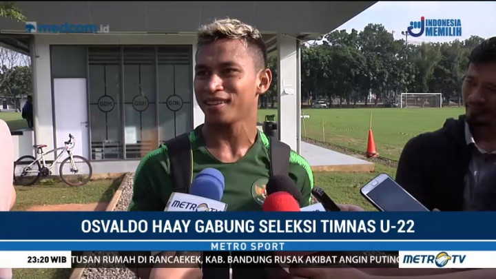 Osvaldo Haay Gabung Seleksi Timnas U-22