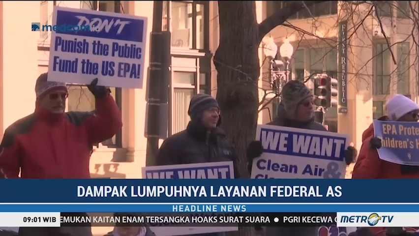 Pegawai Federal AS Tuntut Kembali Bekerja