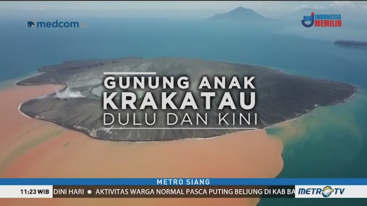 Gunung Anak Krakatau Dulu dan Kini