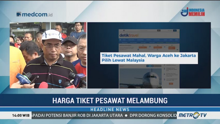 Tanggapan Menhub Terkait Harga Tiket Pesawat Melambung