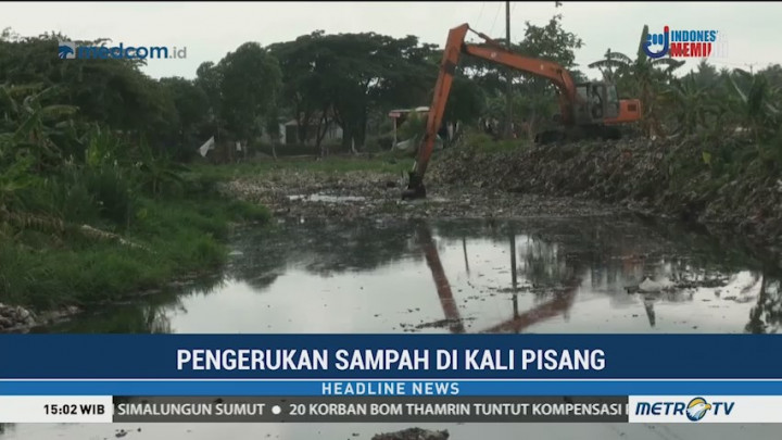Pembersihan Sampah di Kali Pisang Capai 80 Persen