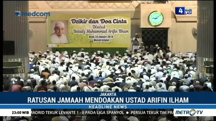 Doa Bersama untuk Ustaz Arifin Ilham di Masjid Istiqlal