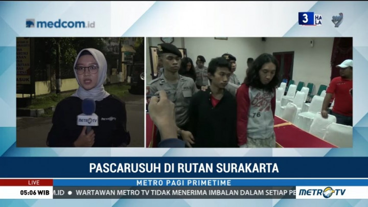 8 Pelaku Kerusuhan di LP Surakarta Masih Jalani Pemeriksaan