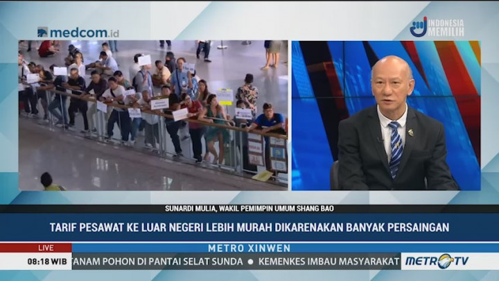 Tarif Tiket Pesawat Terbang Turun