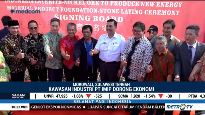 Pabrik Energi Baru dari Nikel Laterit Resmi Dibangun di Morowali