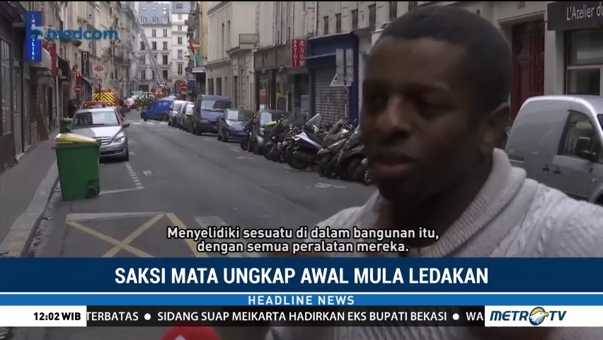 Saksi Mata Ungkal Awal Mula Ledakan di Toko Roti Paris