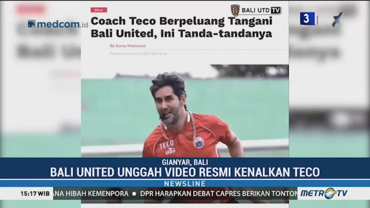 Bali United Unggah Video Resmi Kenalkan Teco