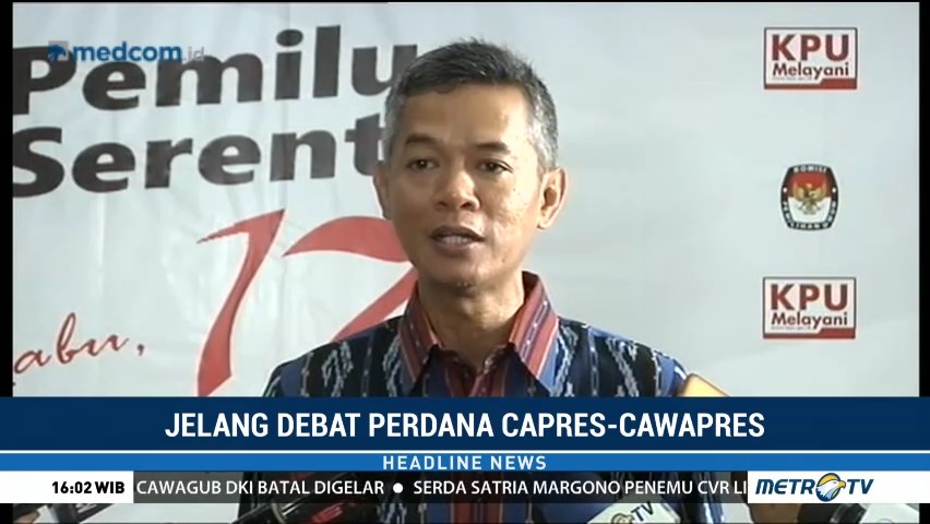 KPU Undang Mantan Presiden Hadiri Debat Perdana Pilpres