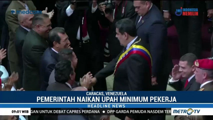 Pemerintah Venezuela Naikkan Upah Minimun Pekerja