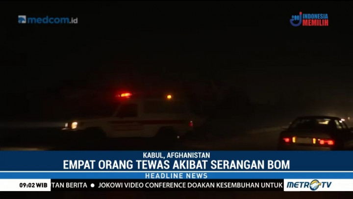 Bom Bunuh Diri di Kabul, 4 Orang Tewas dan 90 Lainnya Terluka