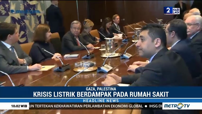 Krisis Listrik di Gaza Berdampak pada Layanan Rumah Sakit