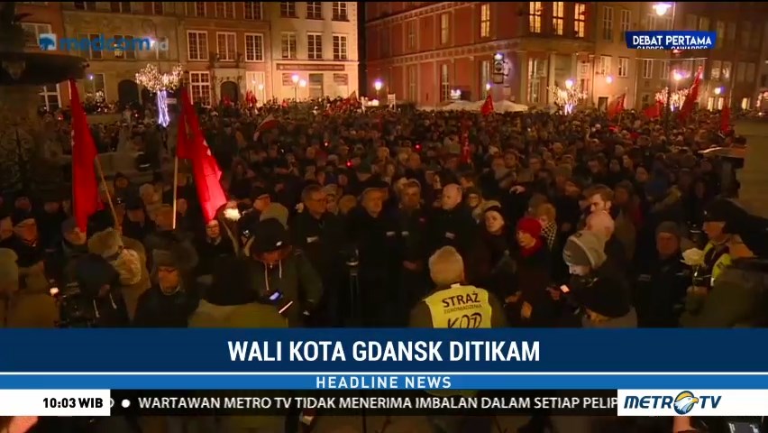 Warga Gdansk Berduka untuk Wali Kota Pawel Adamowicz