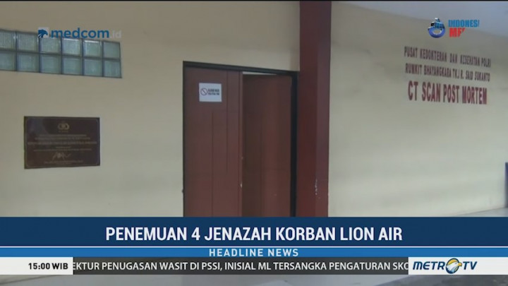 RS Polri Kembali Terima Empat Kantong Jenazah Korban Lion Air PK-LQP