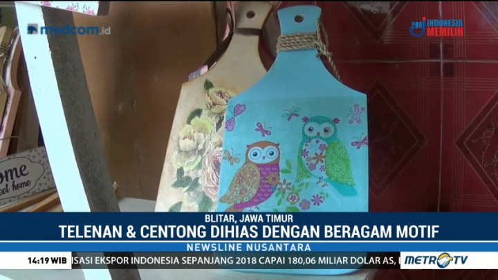 Alat Rumah Tangga Berhias Decoupage