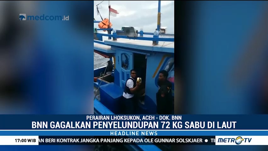 BNN Gagalkan Penyelundupan 72 Kg Sabu yang Dikendalikan Napi