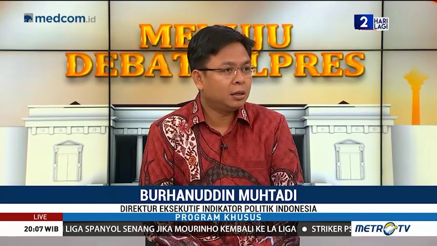 Tidak Ada yang Unggul dari Tema Debat Perdana