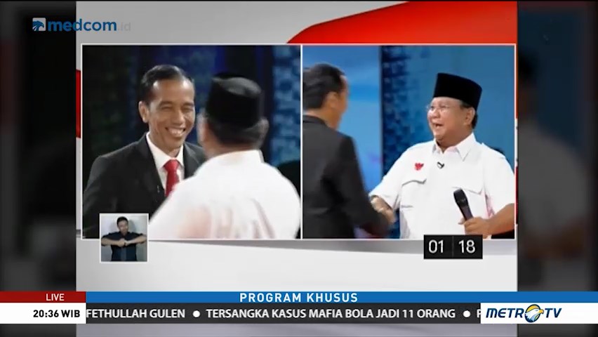 Momen Menarik di Debat Capres 2014