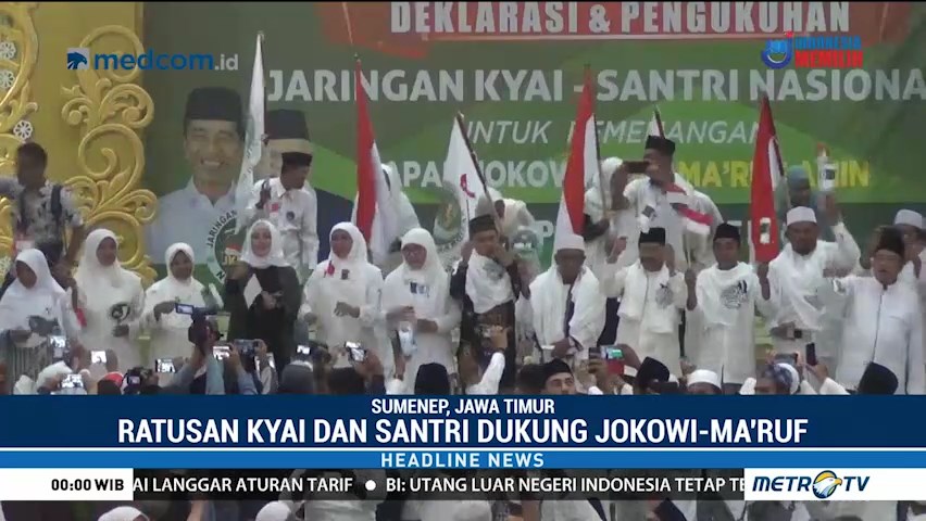 JKSN Sumenep Deklarasi Dukung Jokowi-Ma'ruf