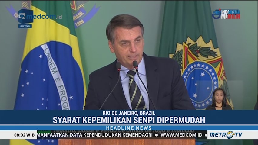 Brasil Permudah Syarat Kepemilikan Senpi