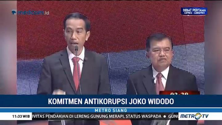 Komitmen Antikorupsi Joko Widodo