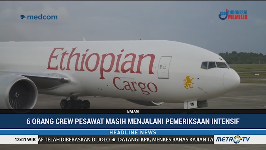 Pesawat Asing yang Dipaksa Mendarat di Batam Angkut Sejumlah Komponen