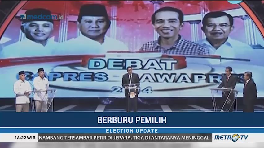 Berburu Pemilih Saat Debat Perdana Pilpres
