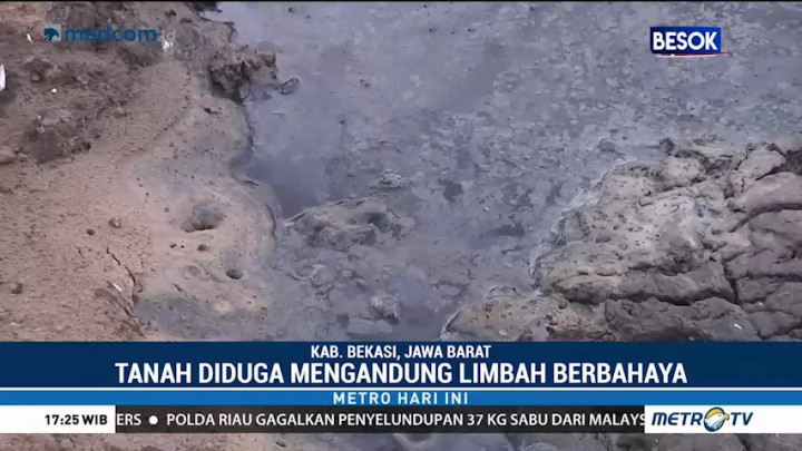 Dinas Lingkungan Hidup Bekasi Uji Sampel Limbah Berbahaya