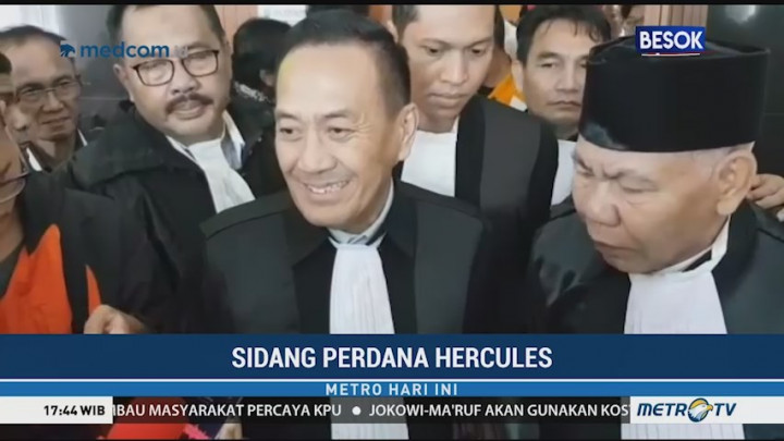 Hercules tak Ajukan Eksepsi