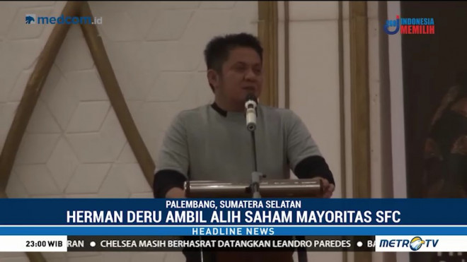 Gubernur Sumsel Ambil Alih Saham Mayoritas Sriwijaya FC