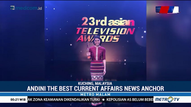 Andini Effendi Raih Penghargaan di Asian Television Awards 2018