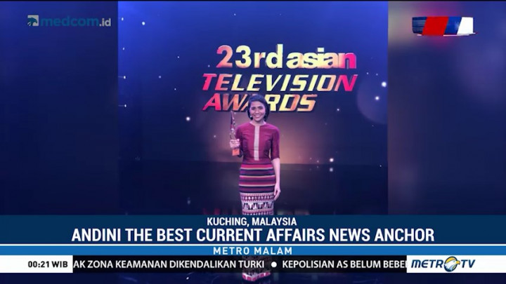 Andini Effendi Raih Penghargaan di Asian Television Awards 2018