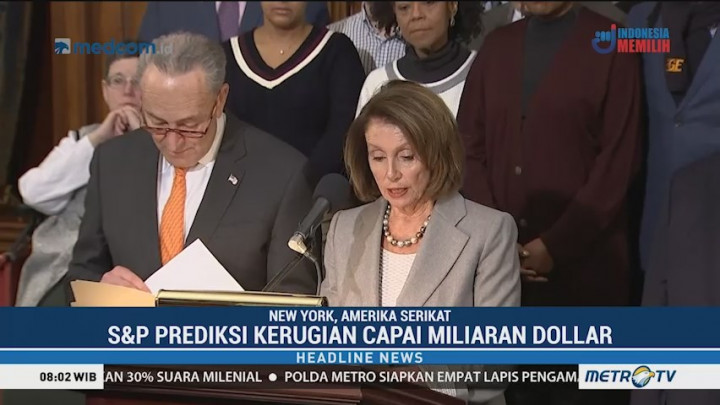 S & P Prediksi Kerugian Akibat <i>Government Shutdown</i> Capai Miliaran Dolar