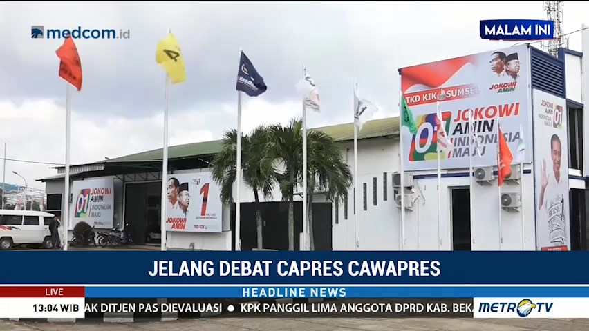 TKD Sumsel Gelar Nobar Debat Pertama