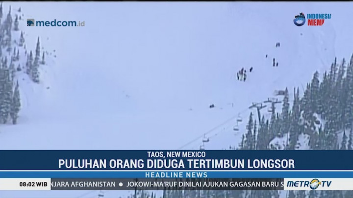 Puluhan Orang di Meksiko Diduga Tertimbun Longsor Salju