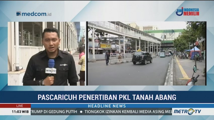 Situasi Terkini Pascaricuh Penertiban PKL Tanah Abang