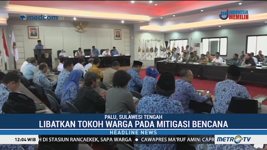 BNPB Imbau Libatkan Tokoh Warga Pada Mitigasi Bencana di Sulteng