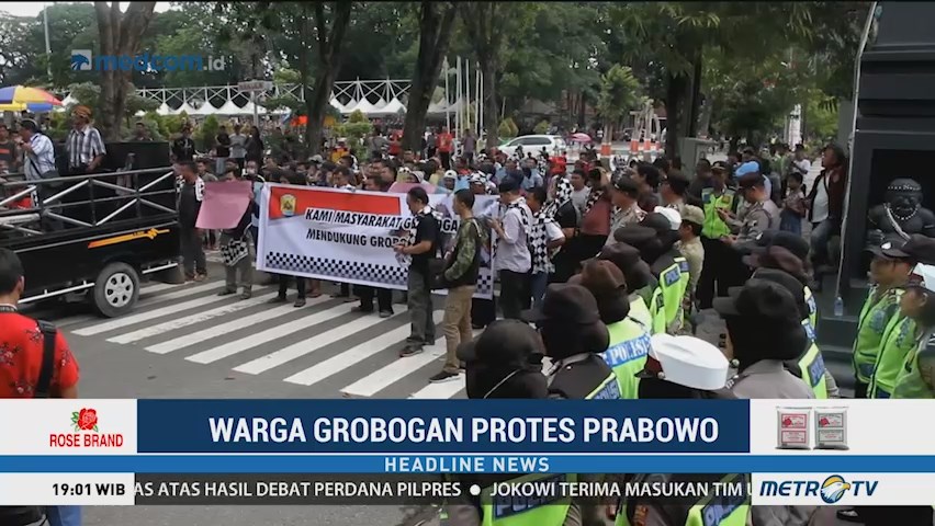 Warga Grobogan Protes Pidato Prabowo soal Bunuh Diri