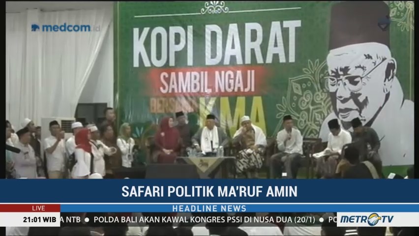 Ma'ruf Amin Bertemu Muda Mudi Kota Tangerang