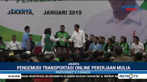 Curhat Pengemudi Online ke Jokowi
