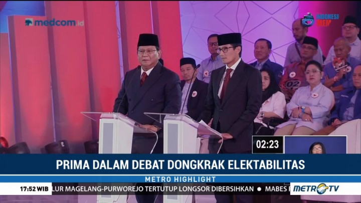 Prima dalam Debat Dongkrak Elektabilitas