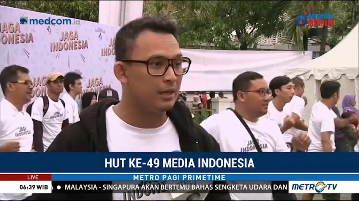Media Indonesia Rayakan HUT ke-49 dengan <i>Fun Walk</i>