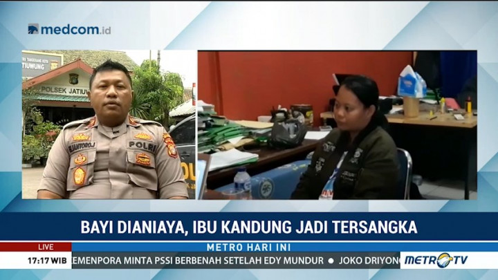 Bayi Dianiaya, Ibu Kandung Jadi Tersangka