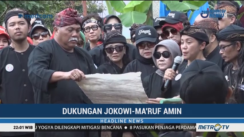 Warga Cigugur Riang Deklarasi Dukung Jokowi-Ma'ruf
