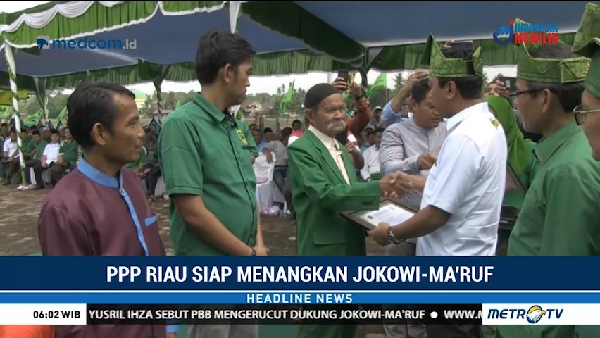 PPP Riau Siap Menangkan Jokowi-Ma'ruf